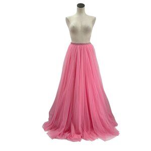 Sherri Hill Pink Tulle Skirt with Beaded Waistband Prom Formal Separates A-Line